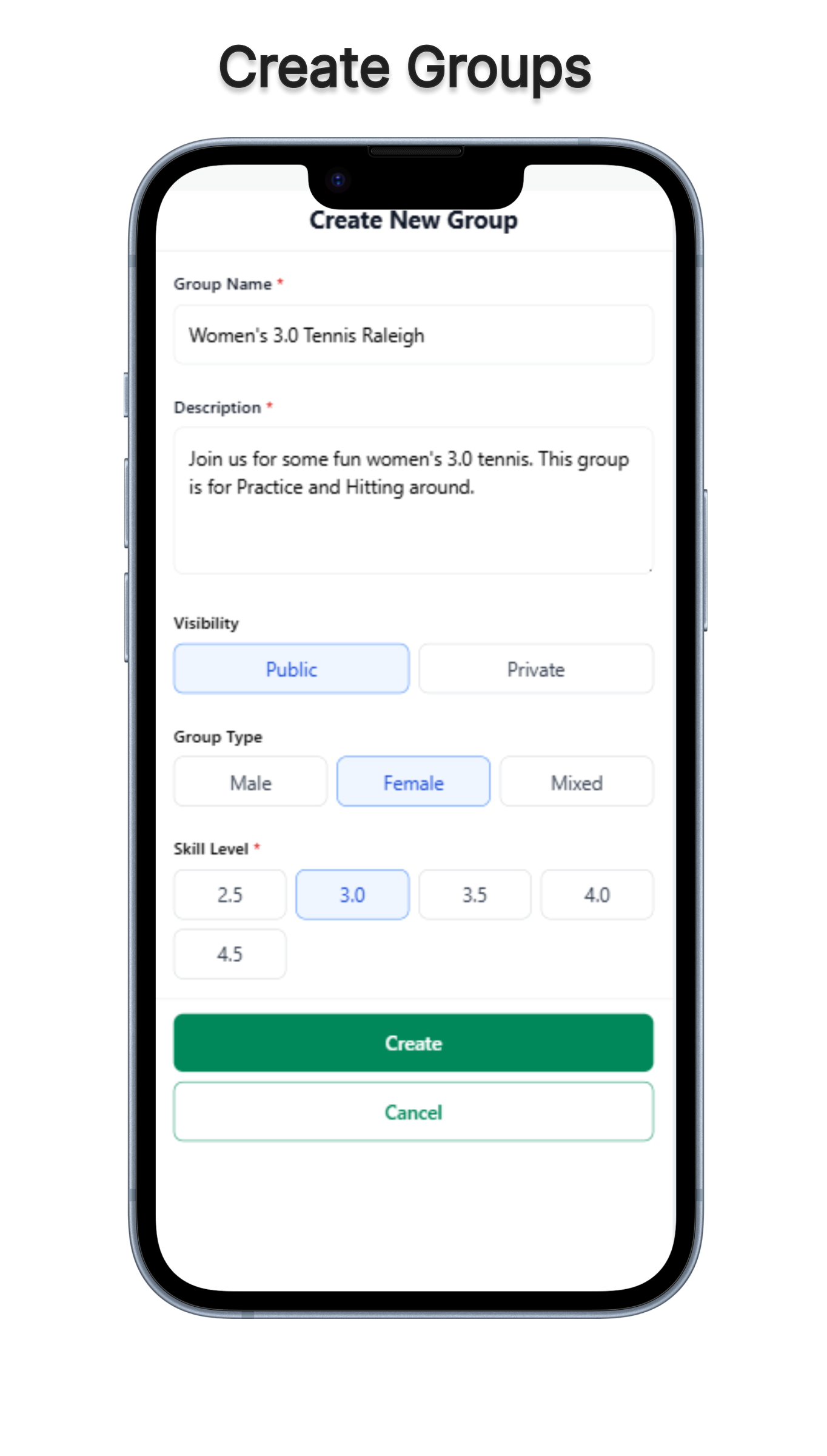 Tennis App Feature 4